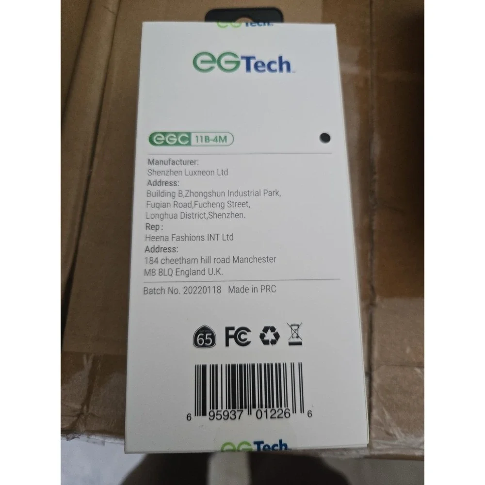5 pack 12ft Micro USB Power Cable - Braided 2.1A EGTECH
